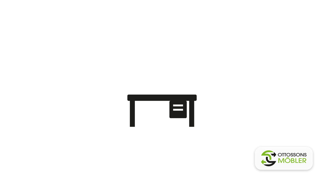 Skrivbord – illustration: hemmakontor för under 3000 kr helt second hand