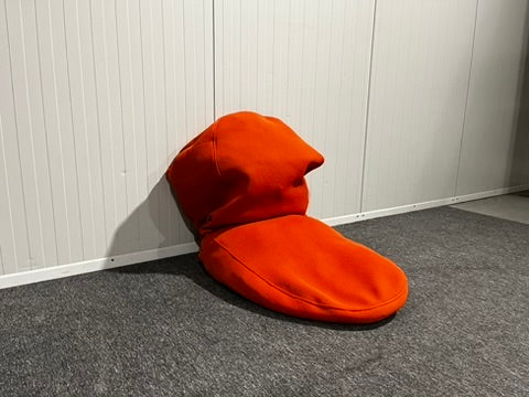 IKEA sittsäck i orange-röd färg