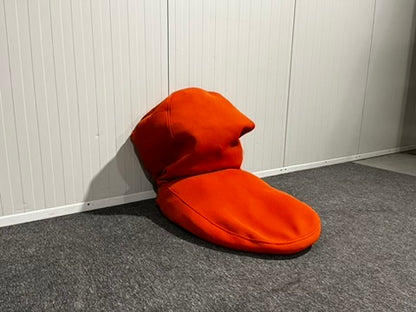 IKEA sittsäck i orange-röd färg