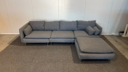 Begagnad IKEA Söderhamn soffa med divan