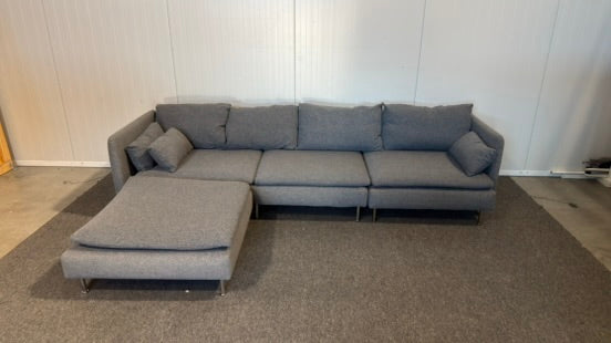 Begagnad IKEA Söderhamn soffa med divan