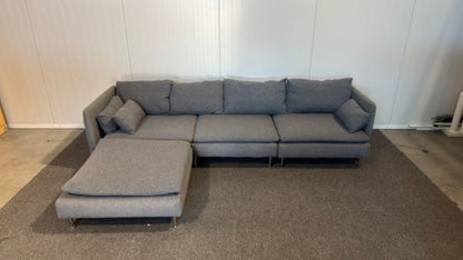 Begagnad IKEA Söderhamn soffa med divan
