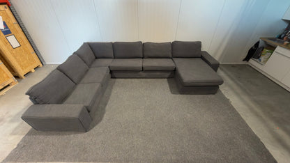 Begagnad IKEA KIVIK hörnsoffa med schäslong