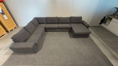Begagnad IKEA KIVIK hörnsoffa med schäslong