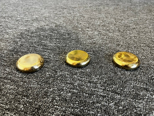 Möbelunderlägg i mässing