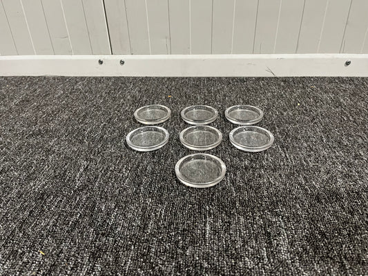 Möbelunderlägg i plast – 7 stycken