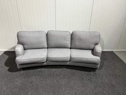 Ljusgrå Howard-soffa