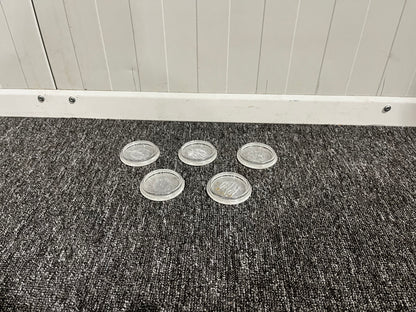 Plastmöbelunderlägg – 5 stycken