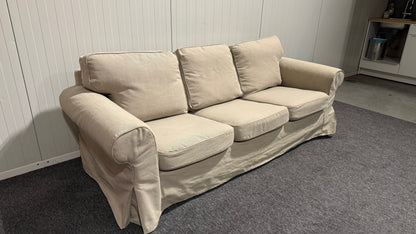IKEA Ektorp-soffa i beige