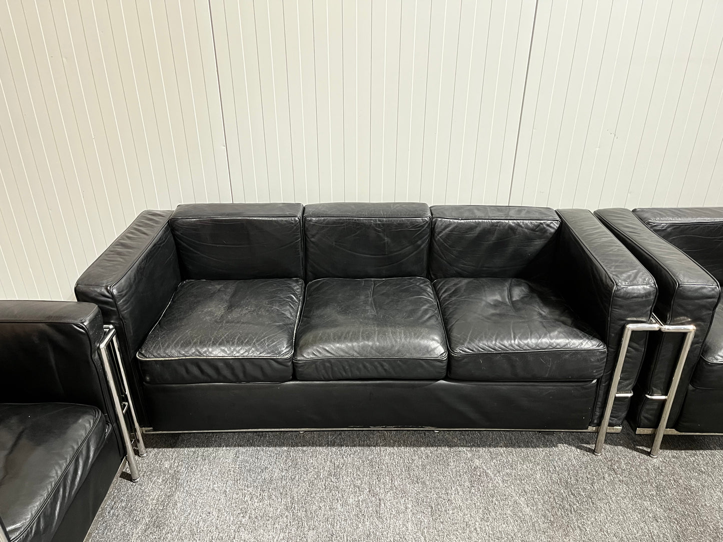 Läder soffgrupp