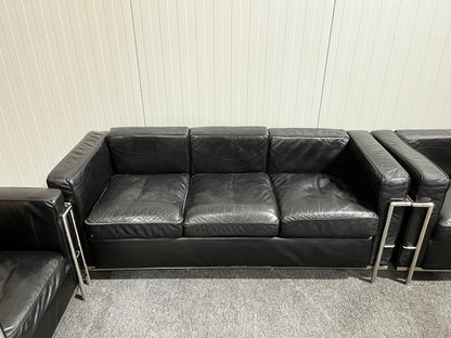 Läder soffgrupp