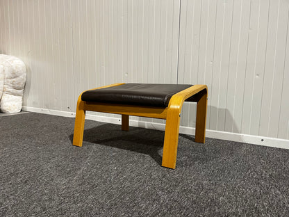 Pall i brunt läder