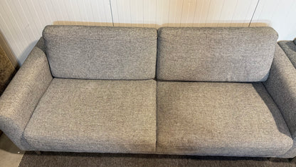Begagnade grå IKEA tvåsitssoffor i gott skick