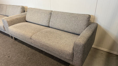 Begagnade grå IKEA tvåsitssoffor i gott skick