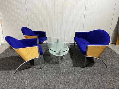 Kontorsmöbler – Loungeset i blå färg från EFG