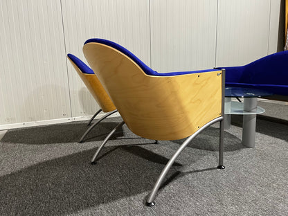 Kontorsmöbler – Loungeset i blå färg från EFG