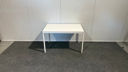 Begagnat vitt IKEA-bord med utfällbar skiva