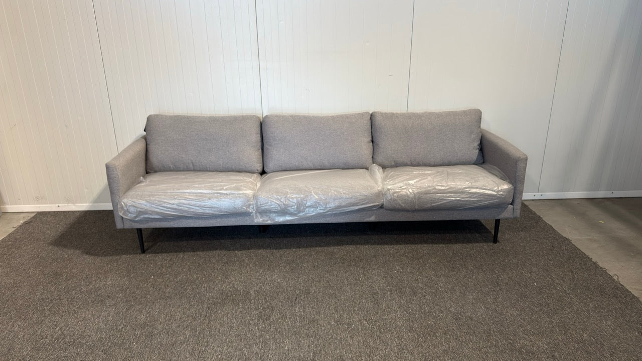 Venture Design soffa grå 3-sits – framifrån