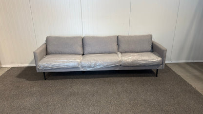 Venture Design soffa grå 3-sits – framifrån