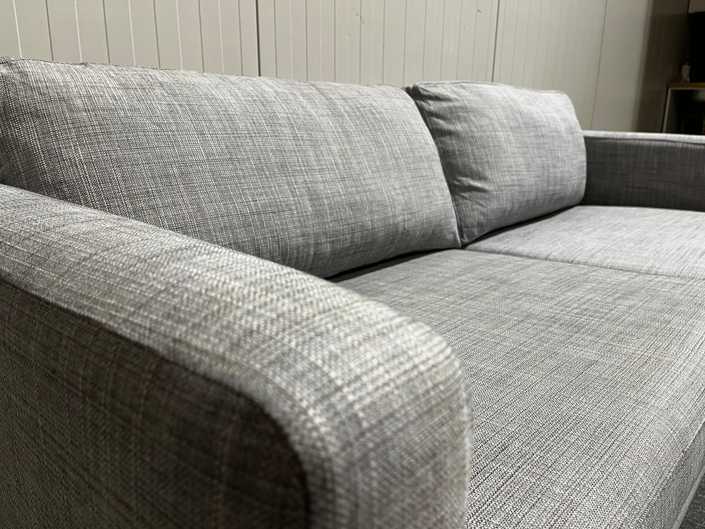 IKEA grå tvåsits soffa