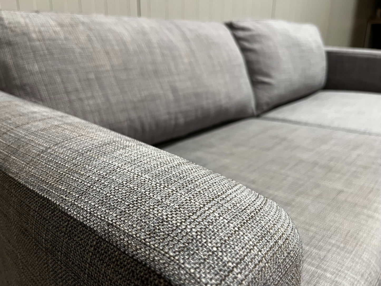 IKEA grå tvåsits soffa