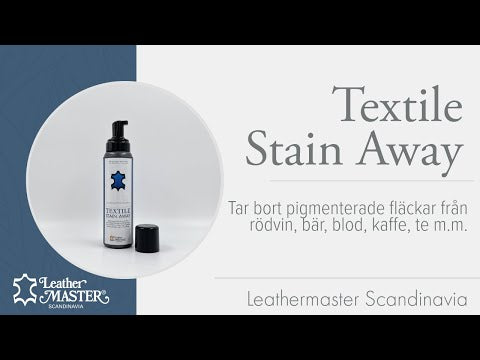 Demonstration av Stain Away för fläckborttagning på begagnade möbler